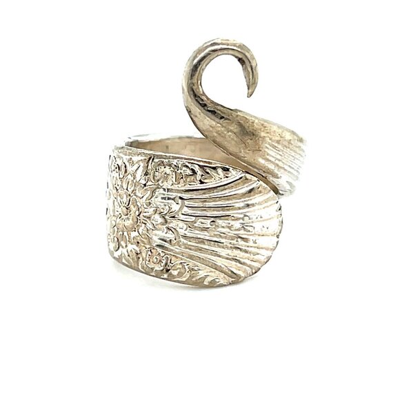 Swan Design Spoon Ring - Picture 1 of 4